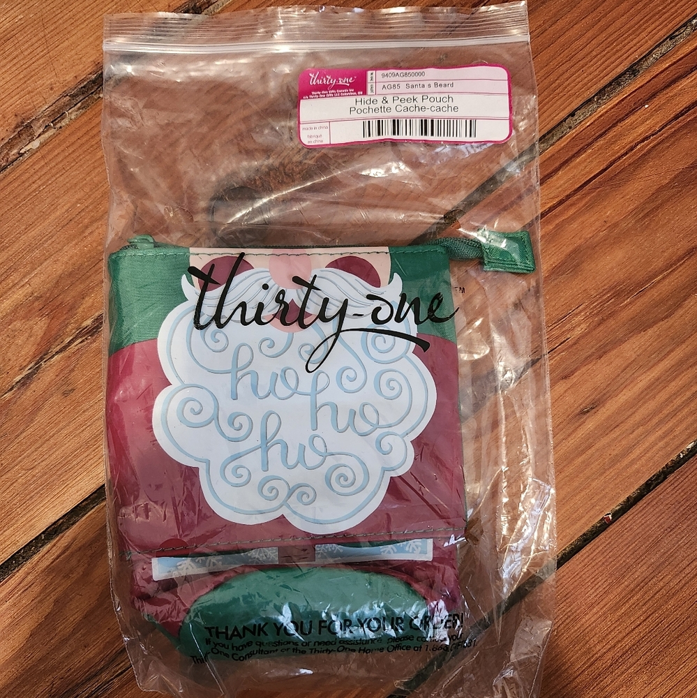 Thirty-one peak a boo pouch